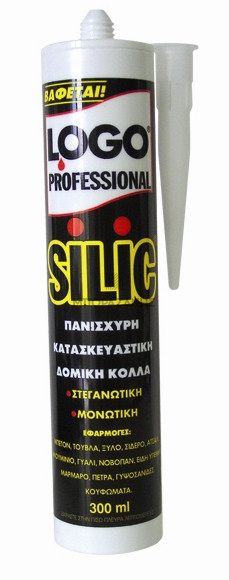 Logo Silic Professional Σφραγιστική Σιλικόνη Ξύλου Διάφανη 300ml