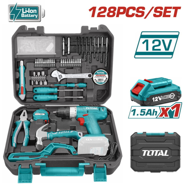 Total THKTHP11282 Δραπανοκατσάβιδο Μπαταρίας 12V 1x1.5Ah