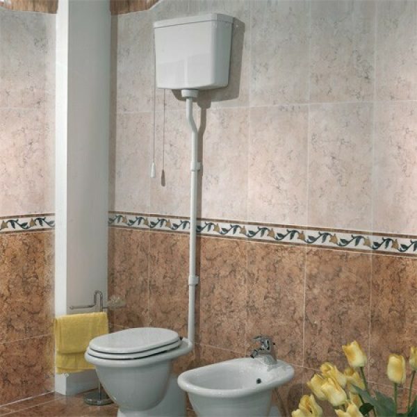 Valsir Murex 869001 Επίτοιχο Πλαστικό Καζανάκι Ορθογώνιο Υψηλής Πίεσης Λευκό2