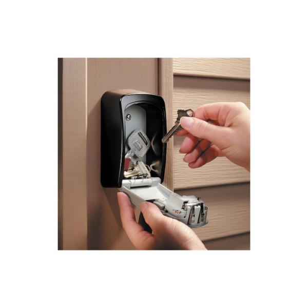 Master Lock Κλειδοθήκη Τοίχου Μεταλλική Γκρι με Συνδυασμό 8.5x3.6x11.5cm2