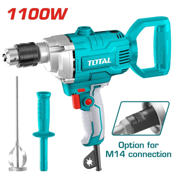 Total TD61106 Ηλεκτρικός Αναδευτήρας 1100W με Εξάρτημα Ανάδευσης