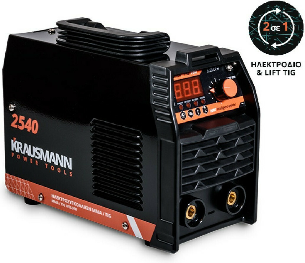 Krausmann Ηλεκτροκόλληση Inventer 160A (max) TIG Ηλεκτροδίου (MMA) 2540