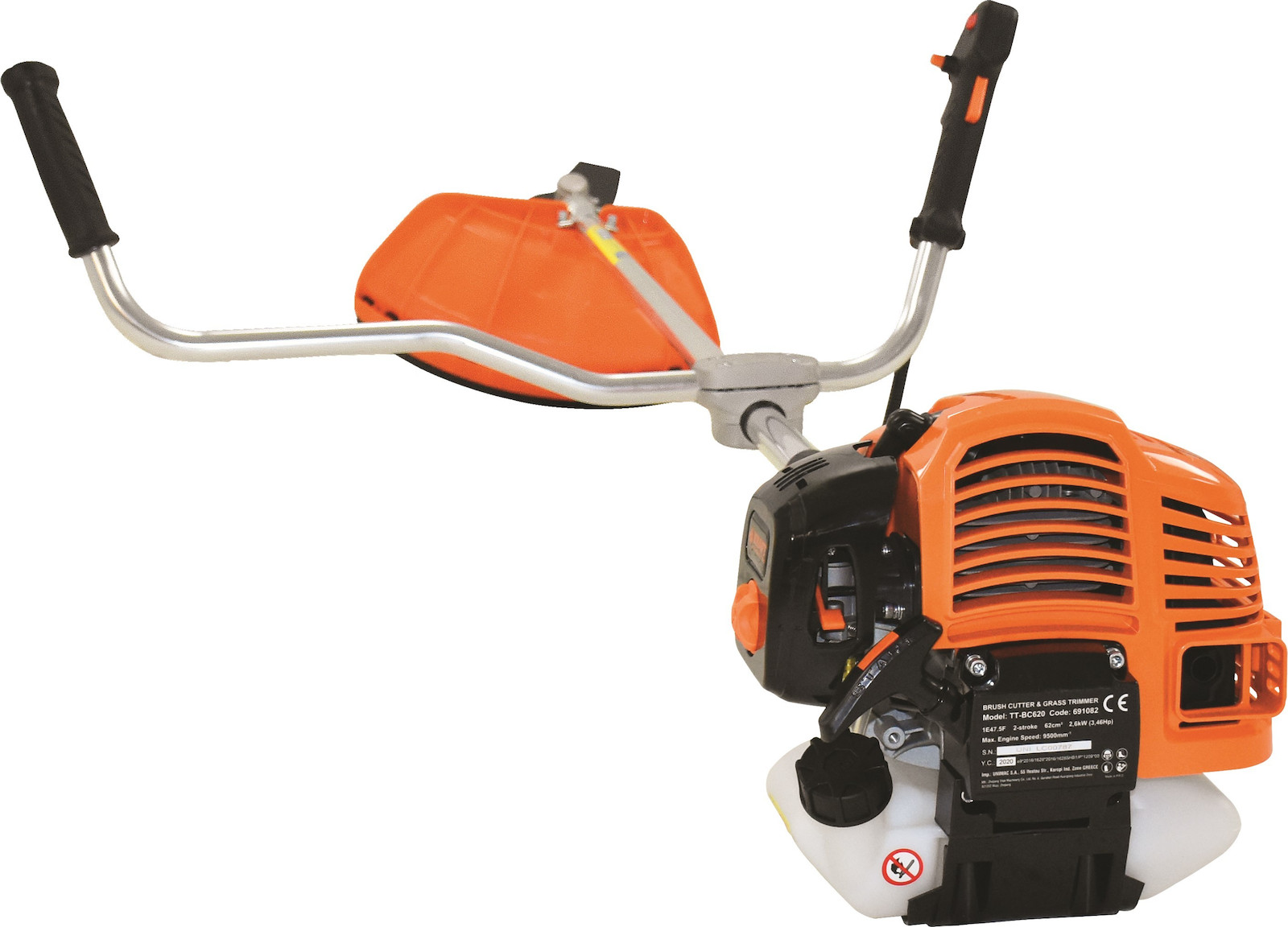 Kraft Θαμνοκοπτικό Βενζινοκίνητο Premium Line 62cc 3.46hp 11.9kg 691082 1