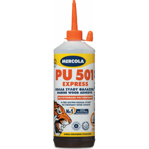 Mercola Κόλλα Ξύλου Θαλάσσης Πολυουρεθάνης Pu 501 Express 750gr 01031