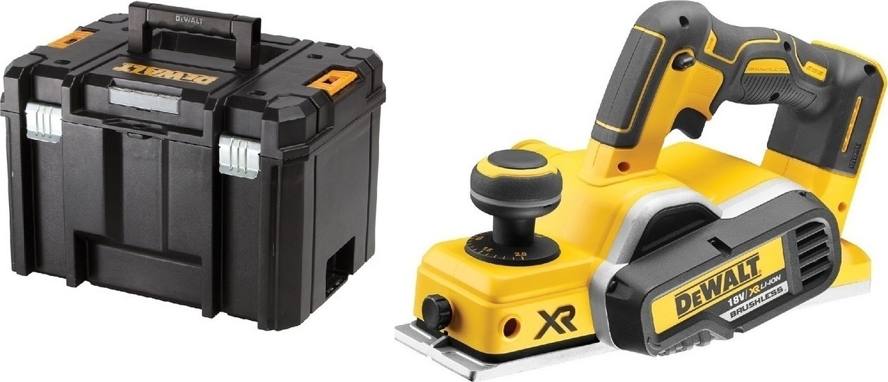 Dewalt Πλάνη Μπαταρίας 18V XR Brushless Solo Σε Βασετίνα TSTAK DCP580NT