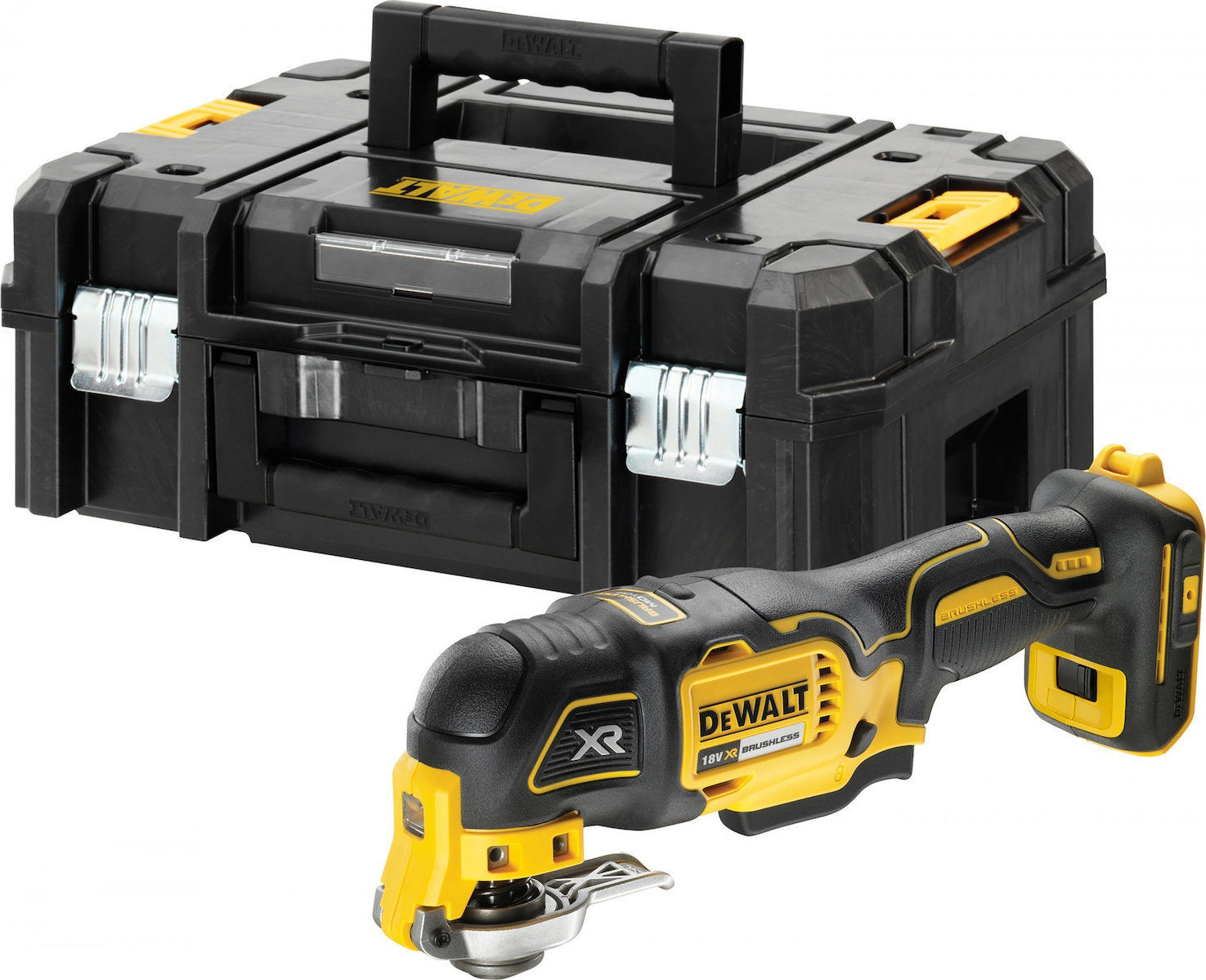Dewalt Παλινδρομικό Πολυεργαλείο Brushless 18V Solo Σε Βαλίτσα TSTAK DCS356NT